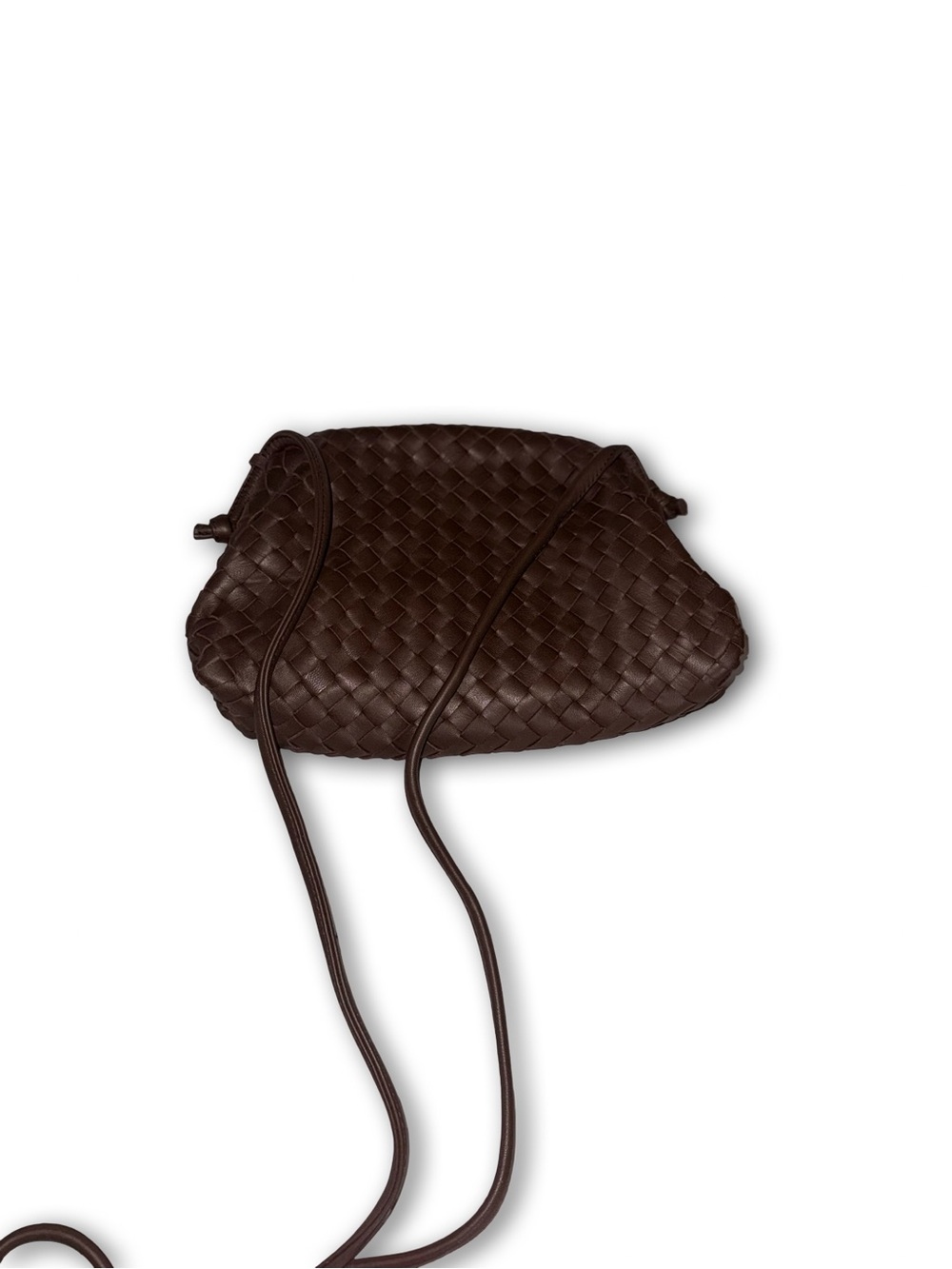 Quince Naomi Handwoven Clutch - Dark Brown - Picture 3 of 4